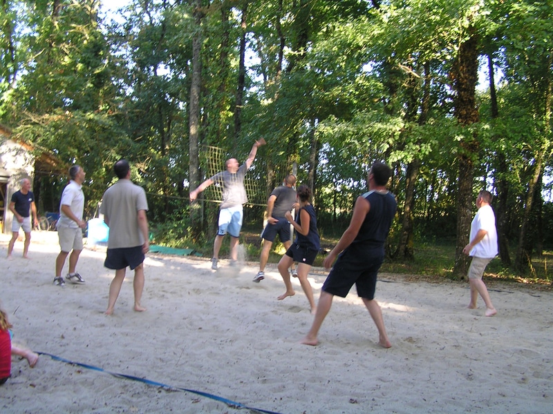 partie de beach-volley